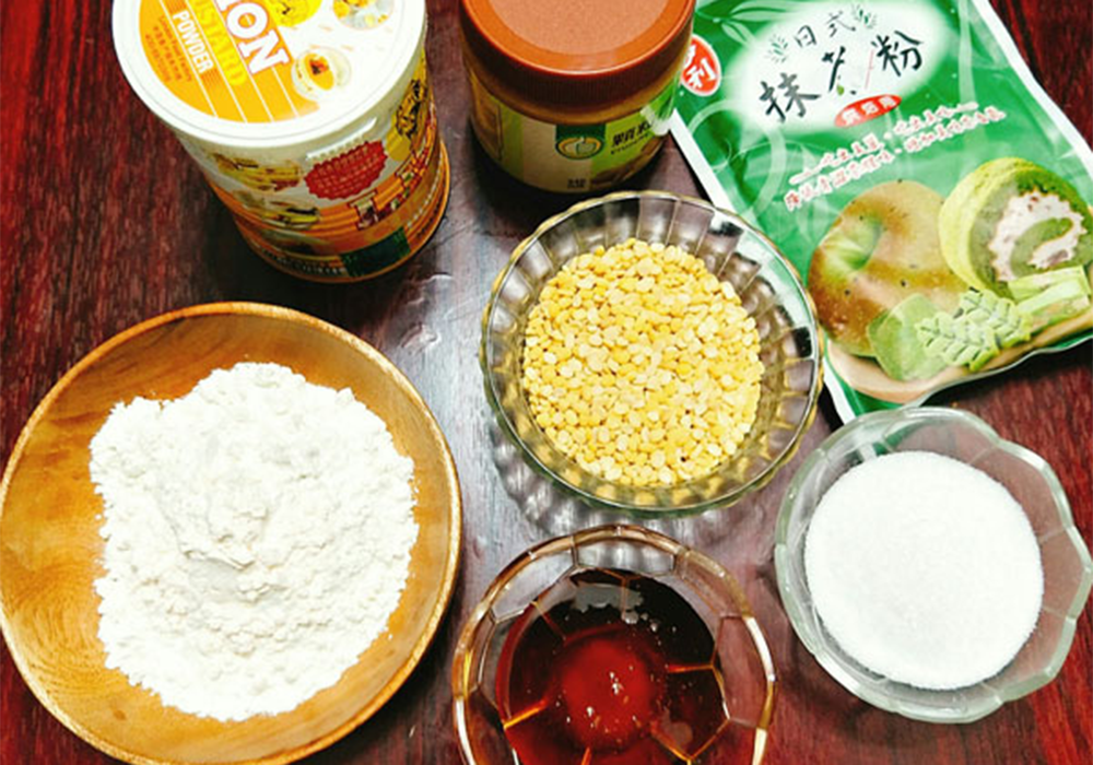 Nguyên liệu làm bánh trung thu nhân matcha