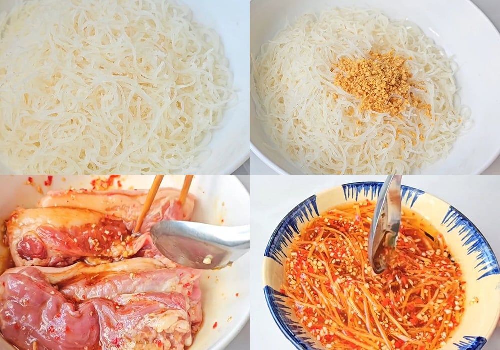 Sơ chế các nguyên liệu