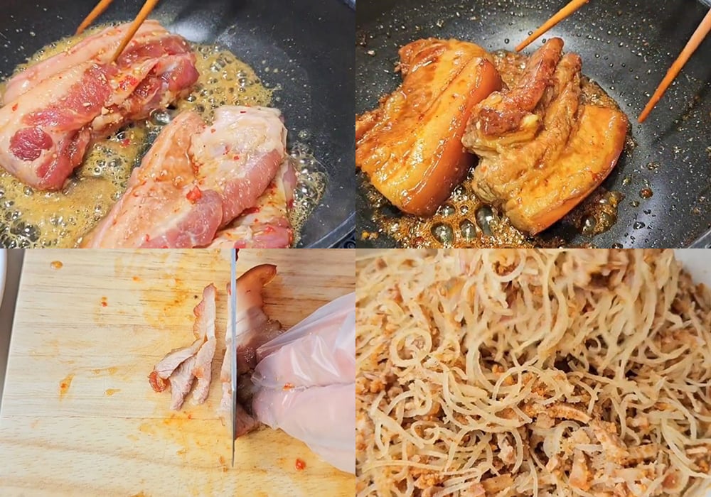 Các bước làm bì cuốn miền Tây