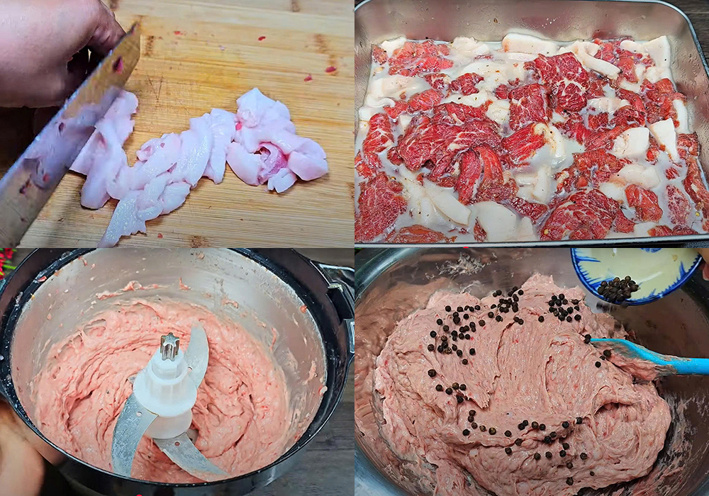 Sơ chế các nguyên liệu