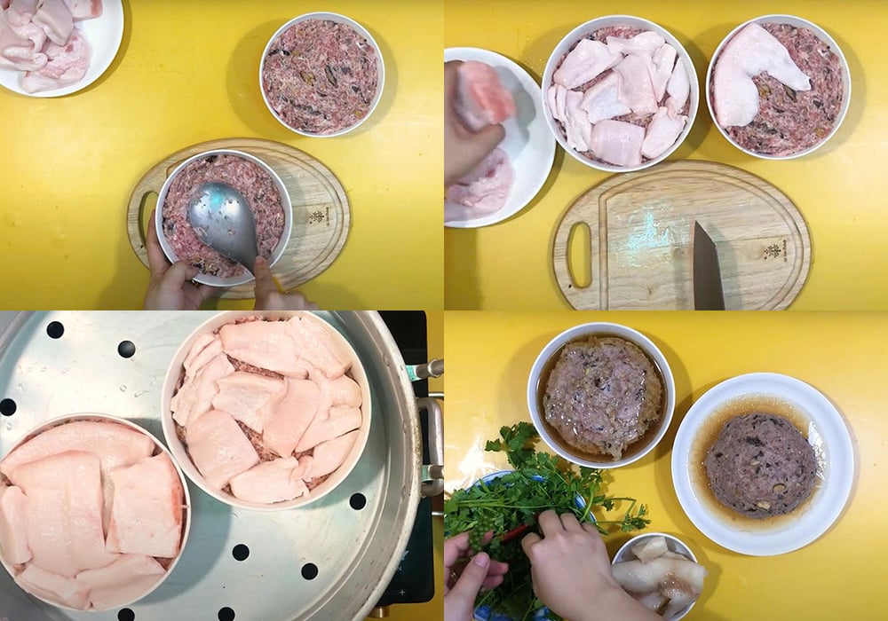 Các bước làm chả bò đùm