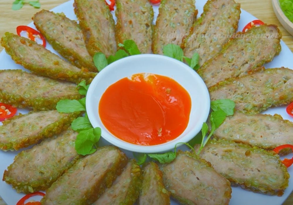 Chả cốm thành phẩm