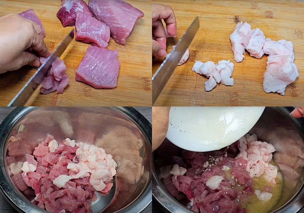 Sơ chế các nguyên liệu
