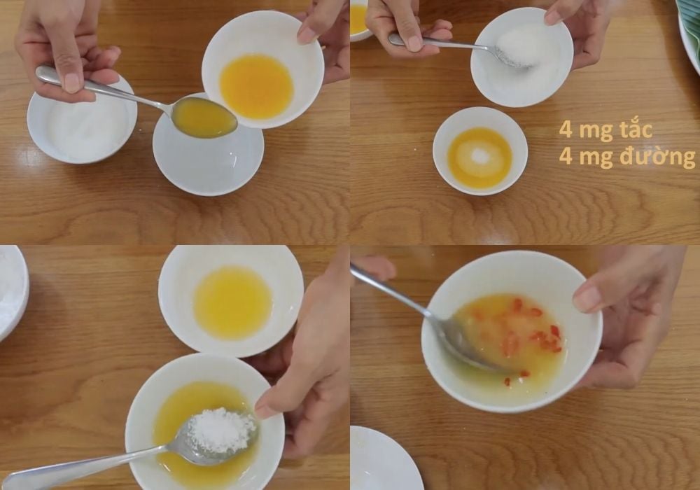 Làm nước trộn gỏi