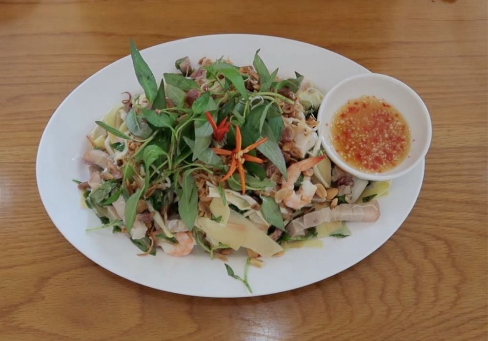 Gỏi bắp chuối thịt heo