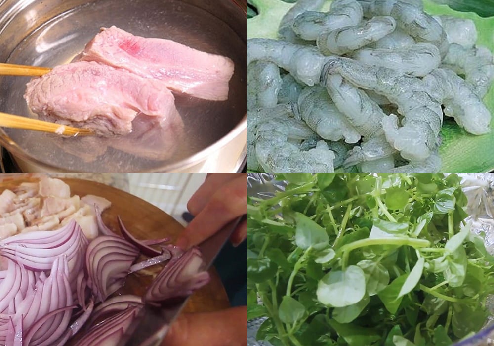 Sơ chế các nguyên liệu