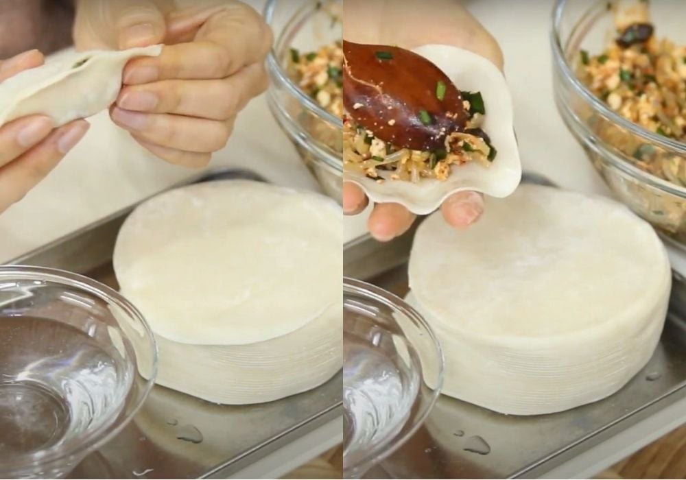 Gói bánh mandu