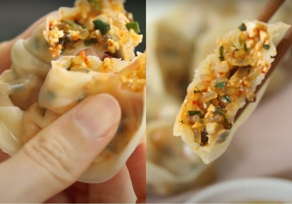 Mandu rau củ