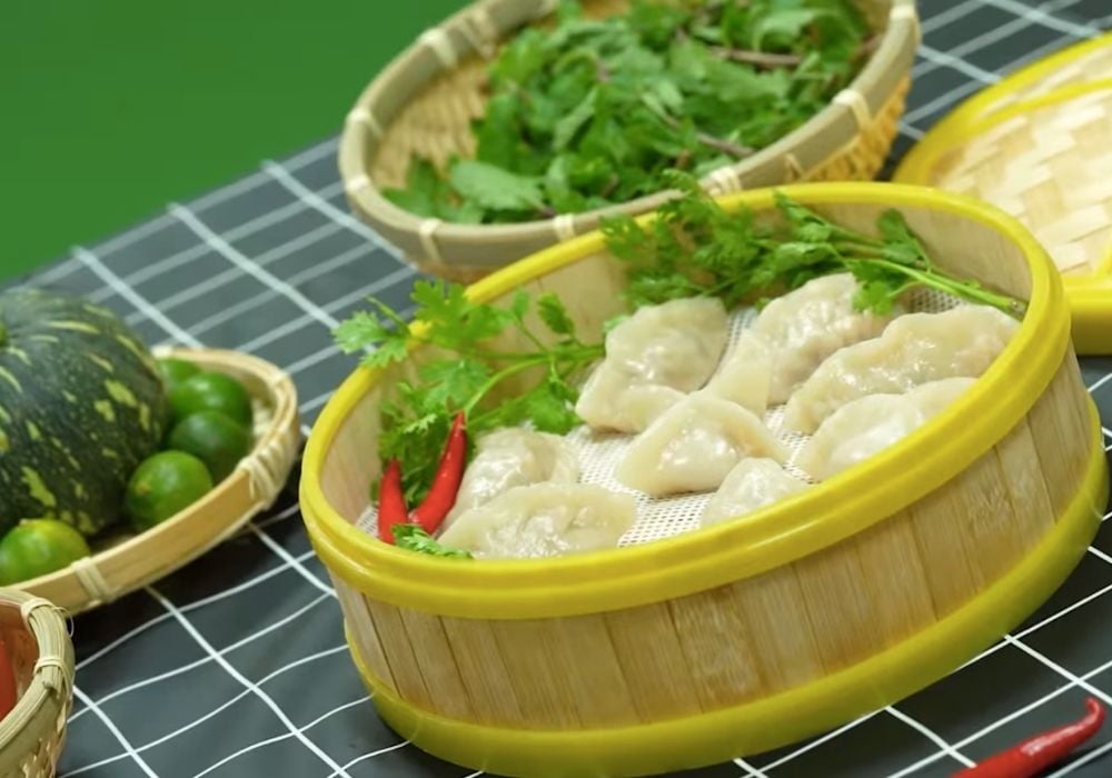 Bánh mandu kim chi