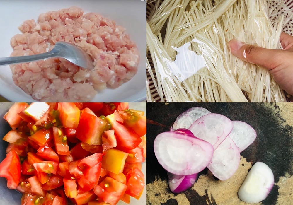 Sơ chế các nguyên liệu