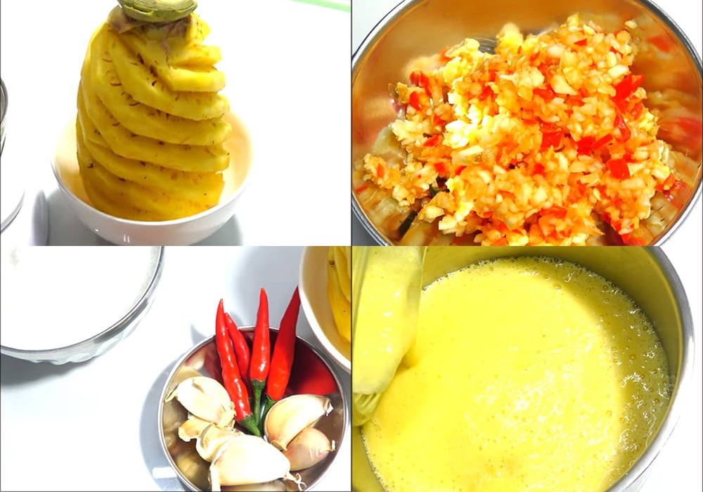 Sơ chế các nguyên liệu