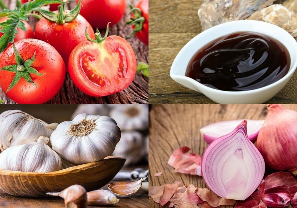Nguyên liệu làm nước sốt bánh mì thịt nướng
