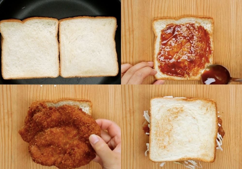 Chuẩn bị sandwich