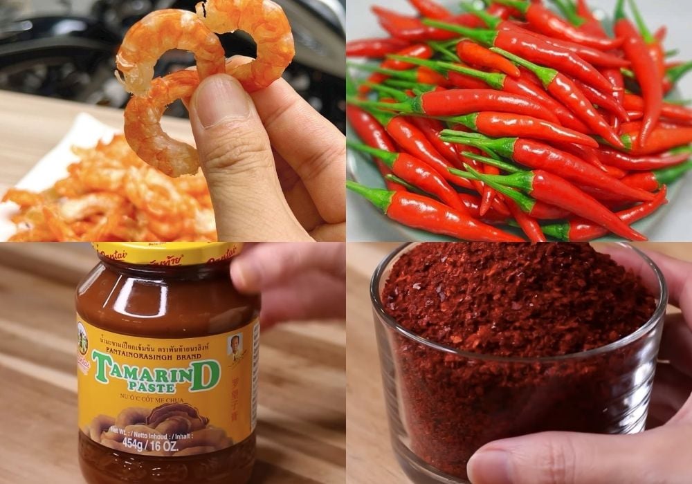 Nguyên liệu làm sốt sambal