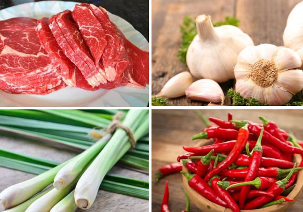 Nguyên liệu làm sốt ướp thịt bò nướng