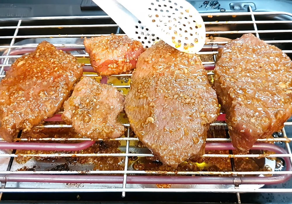 Các bước làm thịt bò nướng