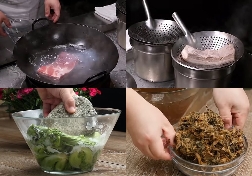 Sơ chế các nguyên liệu
