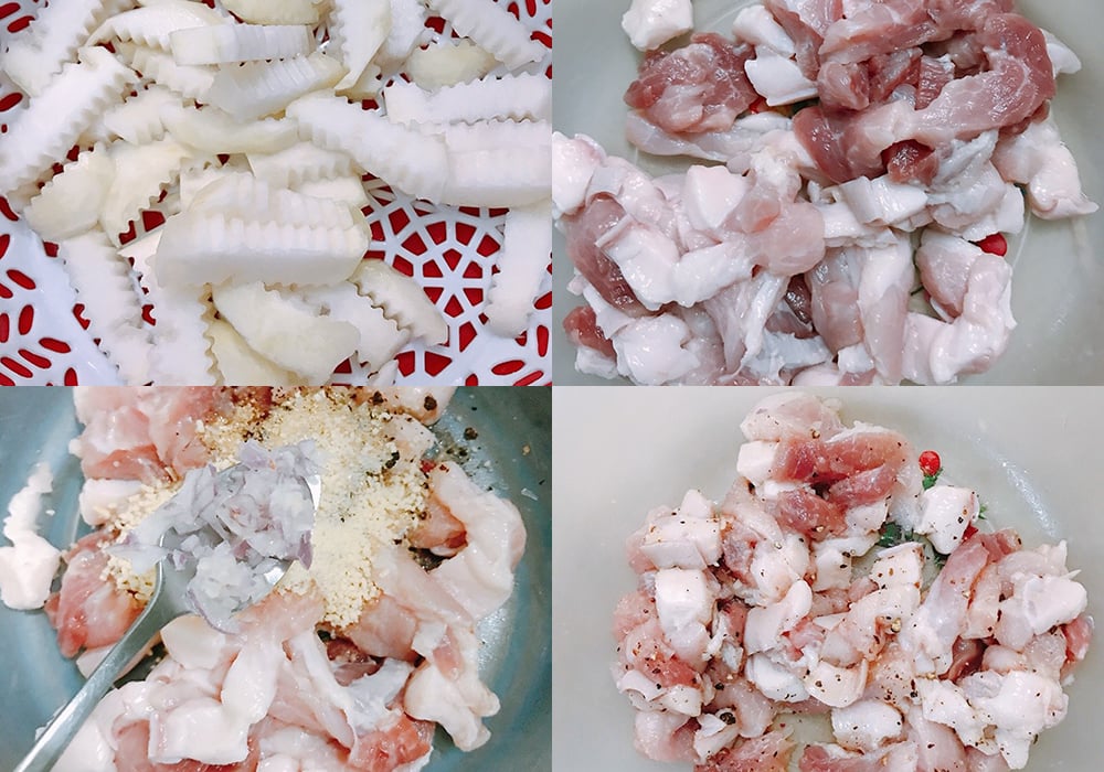 Sơ chế các nguyên liệu