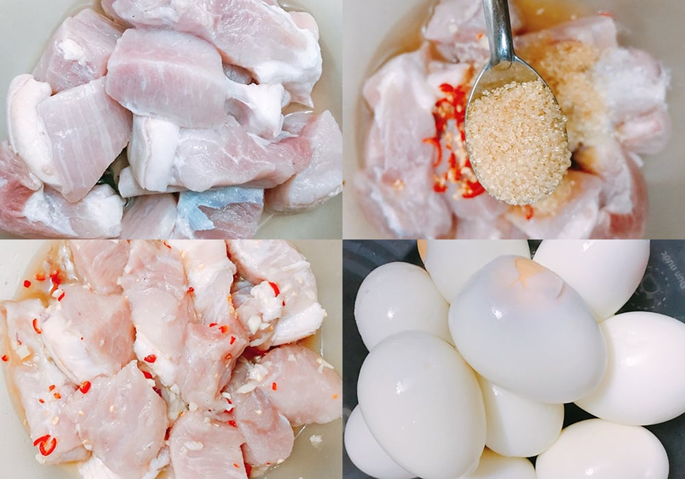 Sơ chế các nguyên liệu