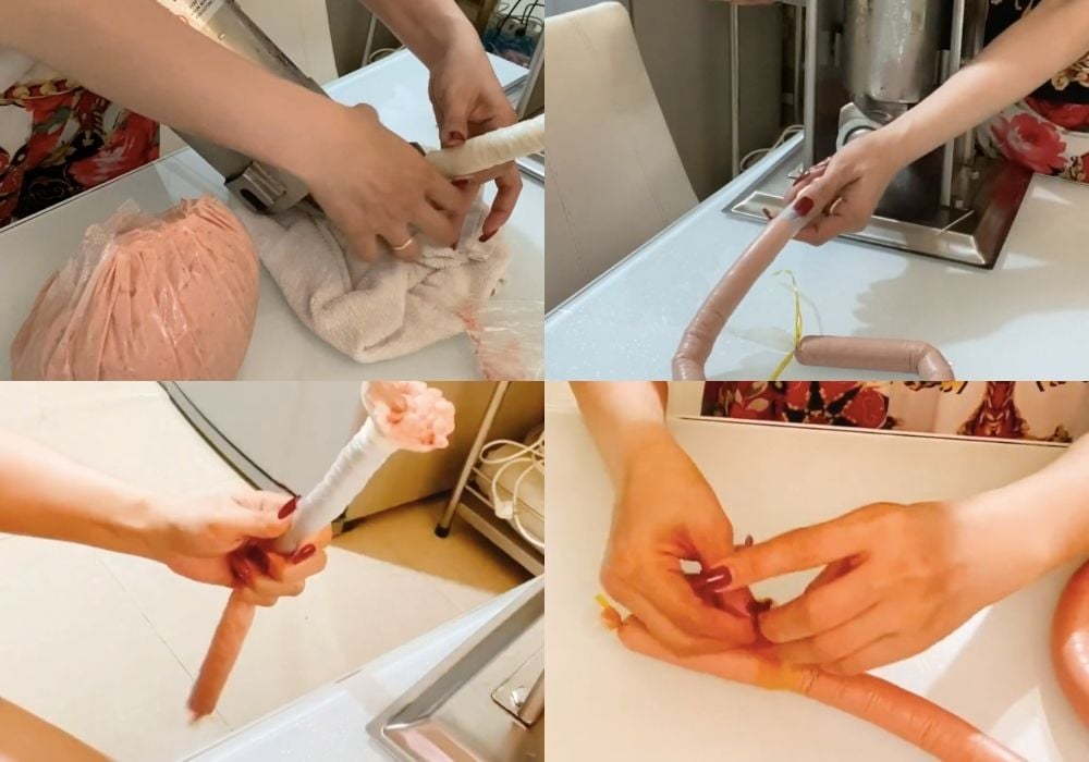 Xay và trộn thịt