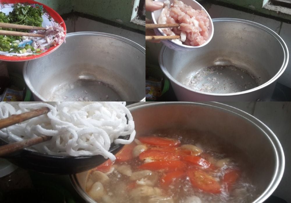 Nấu bánh canh