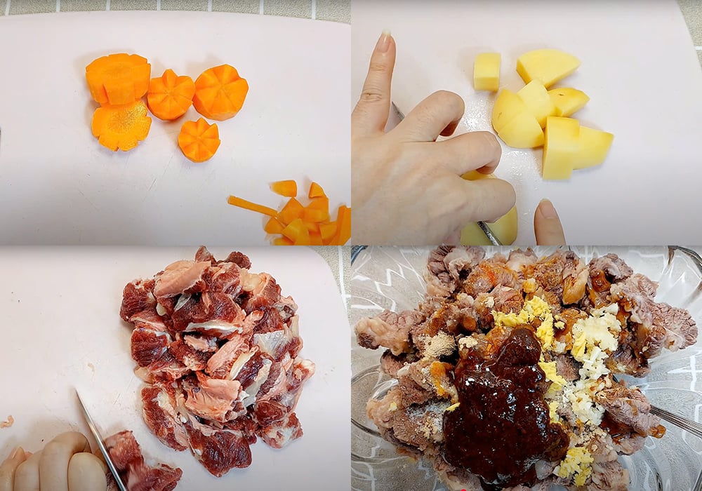 Sơ chế các nguyên liệu