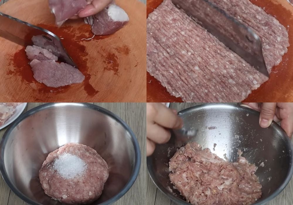 Sơ chế và ướp thịt
