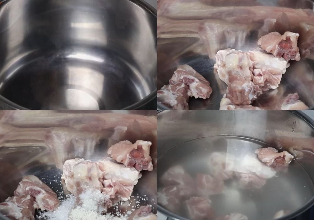 Hầm nước dùng từ xương