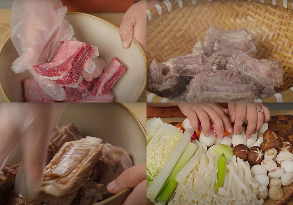 Sơ chế các nguyên liệu