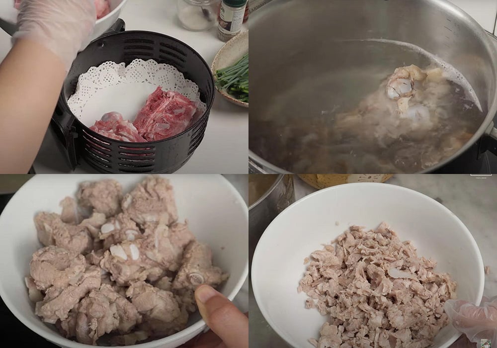 Sơ chế các nguyên liệu