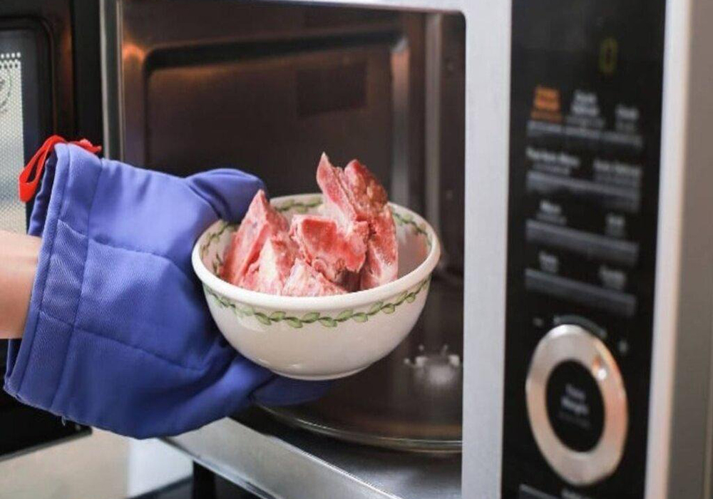 Rã đông bằng các thiết bị nhà bếp