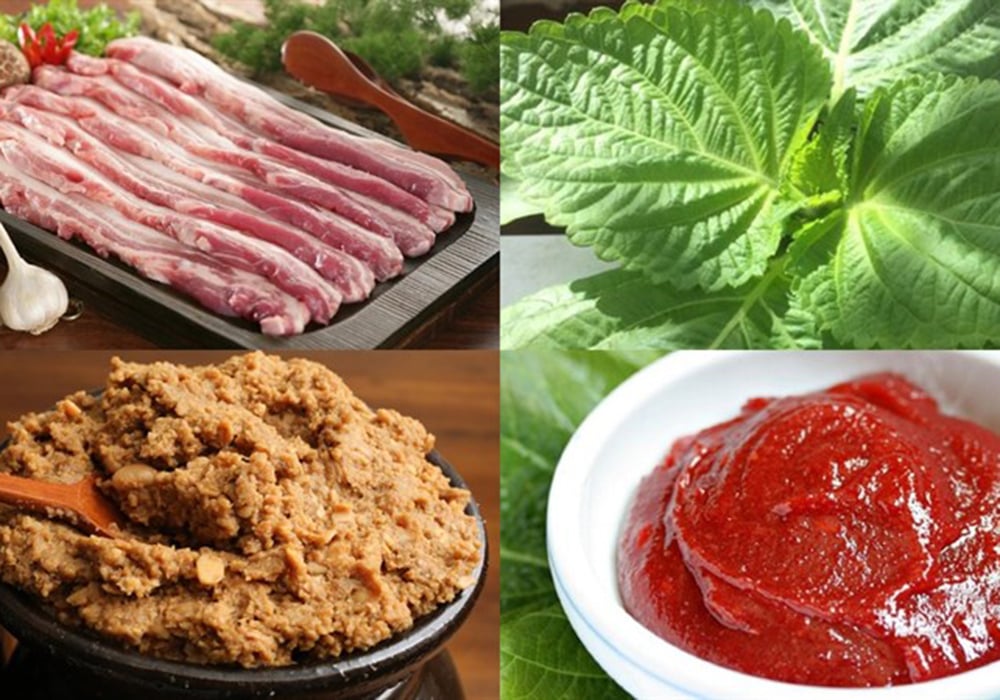 Nguyên liệu làm sốt ướp thịt nướng Hàn Quốc