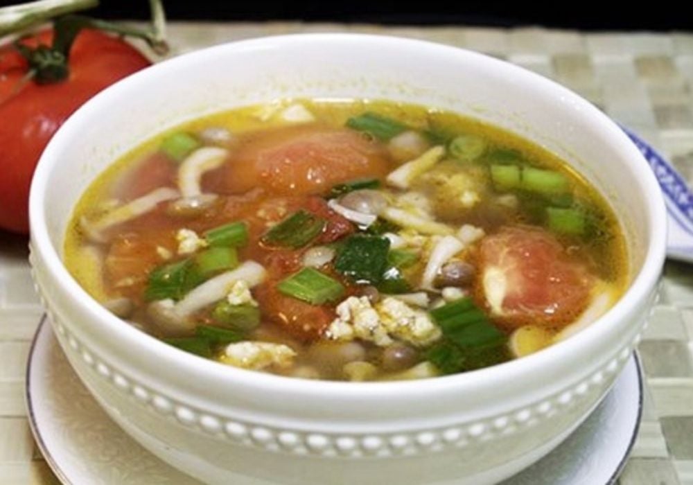 Canh chua thịt băm
