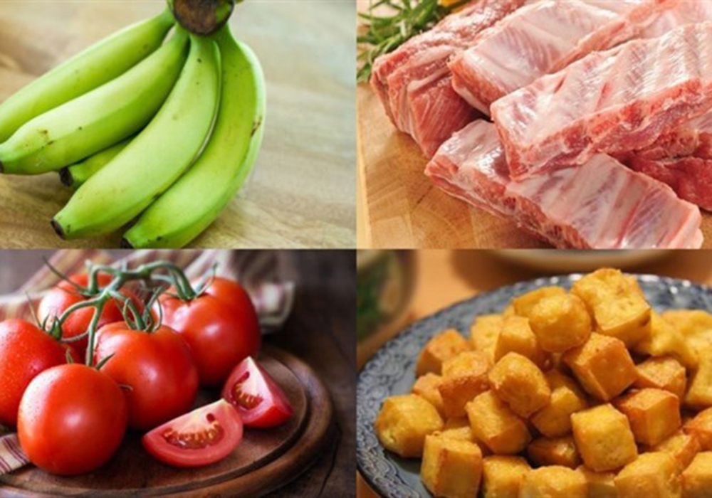 Các bước làm canh chuối xanh với sườn