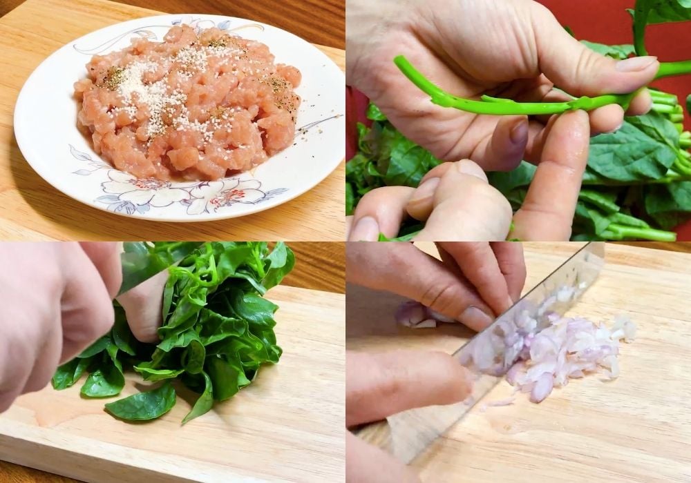 Sơ chế các nguyên liệu