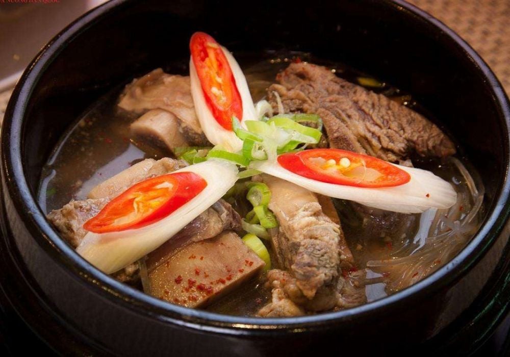 Canh sườn bò Hàn Quốc