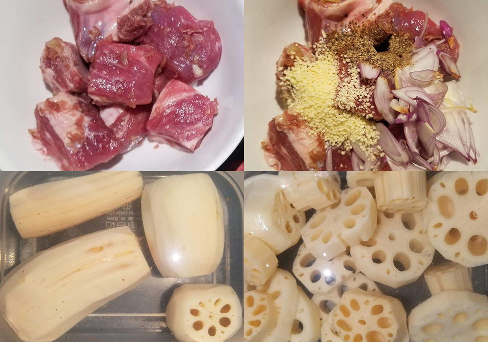 Sơ chế các nguyên liệu