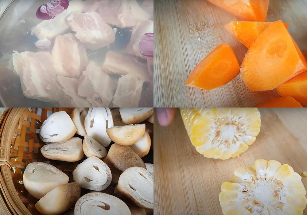 Sơ chế các nguyên liệu