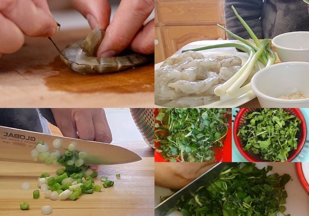 Sơ chế các nguyên liệu