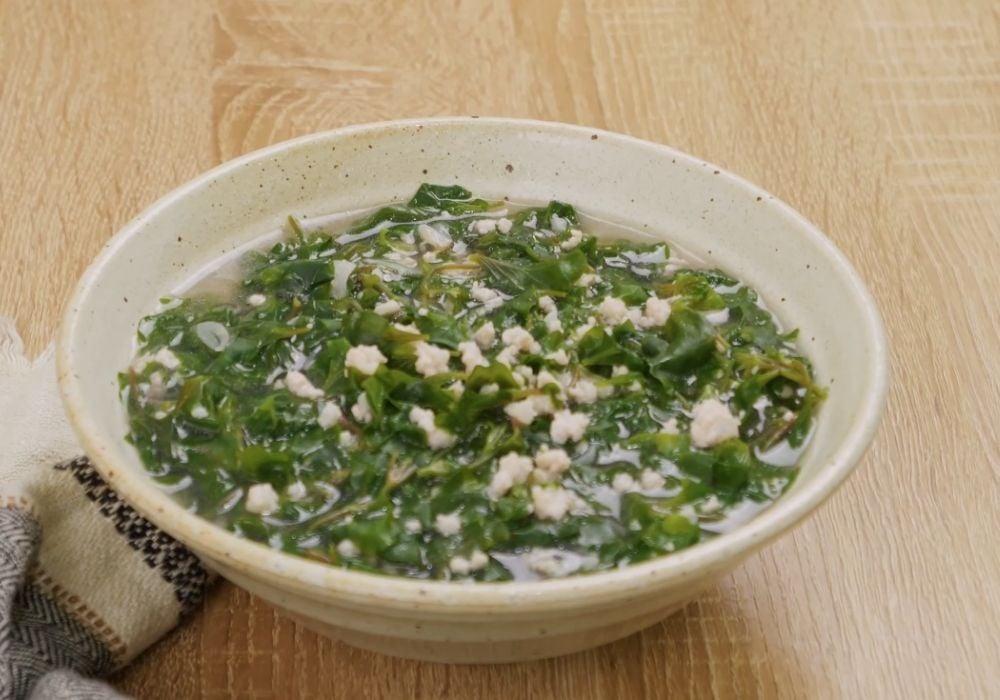 Xà lách xoong Nhật thịt băm