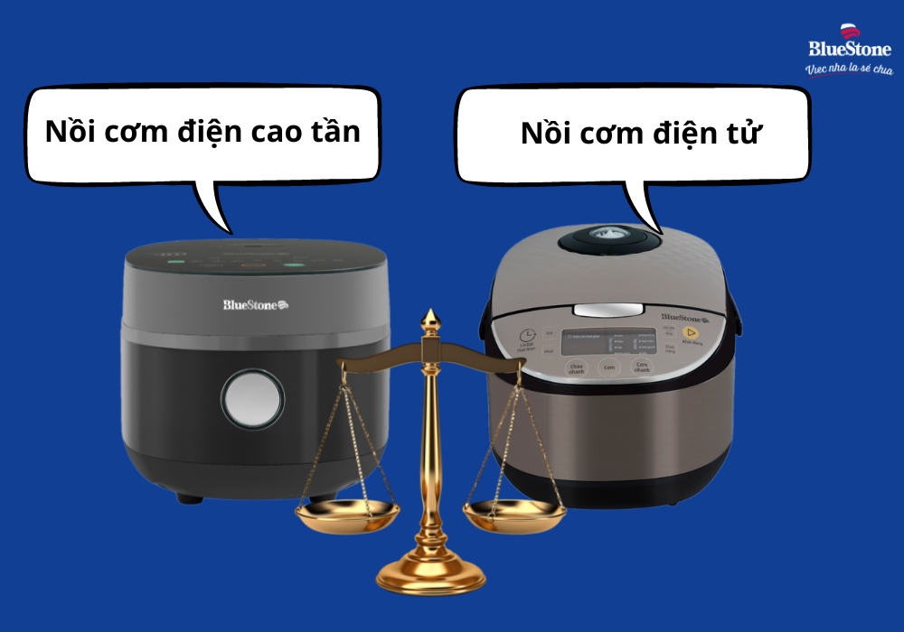 nồi cơm điện cao tần và nồi cơm điện