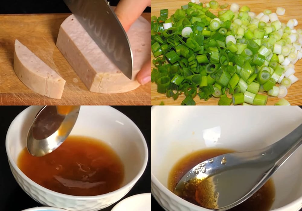Sơ chế các nguyên liệu