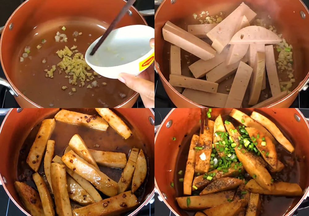 Cách làm chả lụa kho tiêu