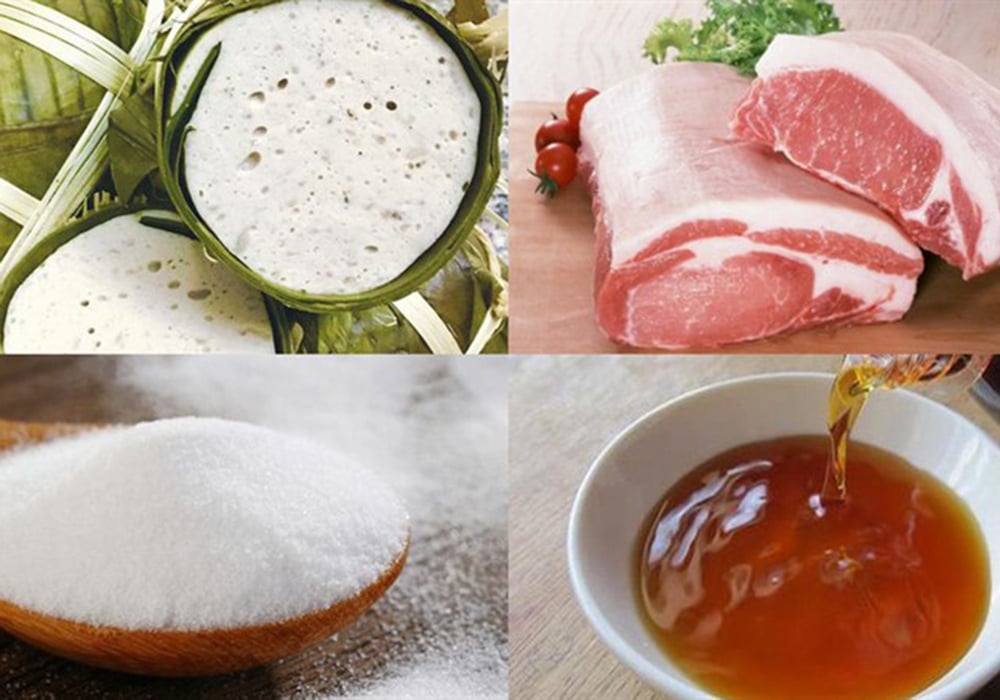 Nguyên liệu làm chả lụa kho thịt