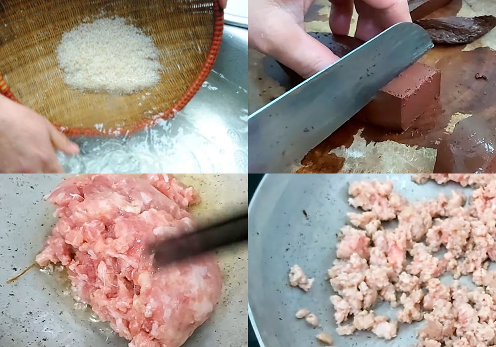 Sơ chế các nguyên liệu