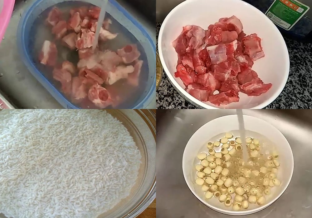 Sơ chế các nguyên liệu