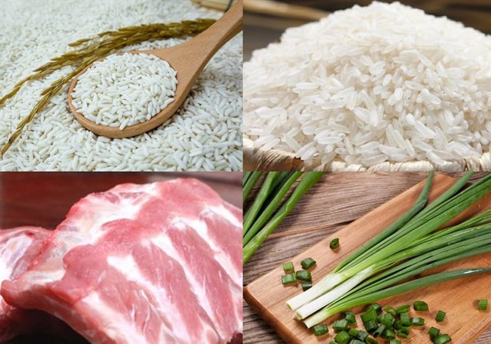 Nguyên liệu làm cháo sườn Đài Loan