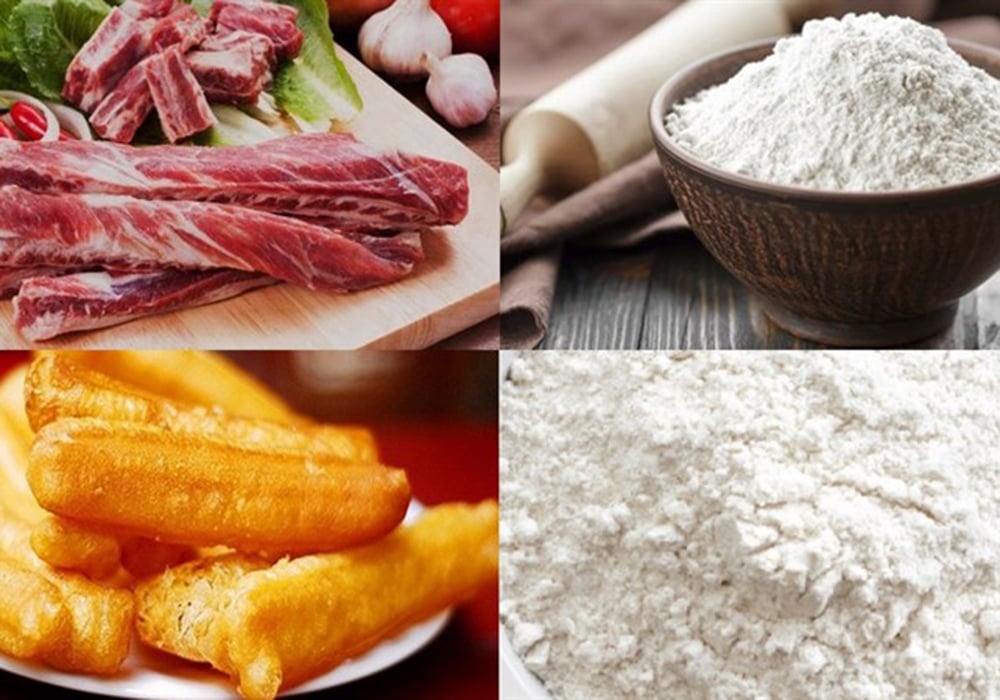 Nguyên liệu nấu cháo sườn Hà Nội chuẩn vị