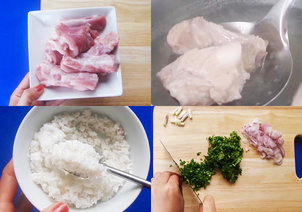 Sơ chế các nguyên liệu