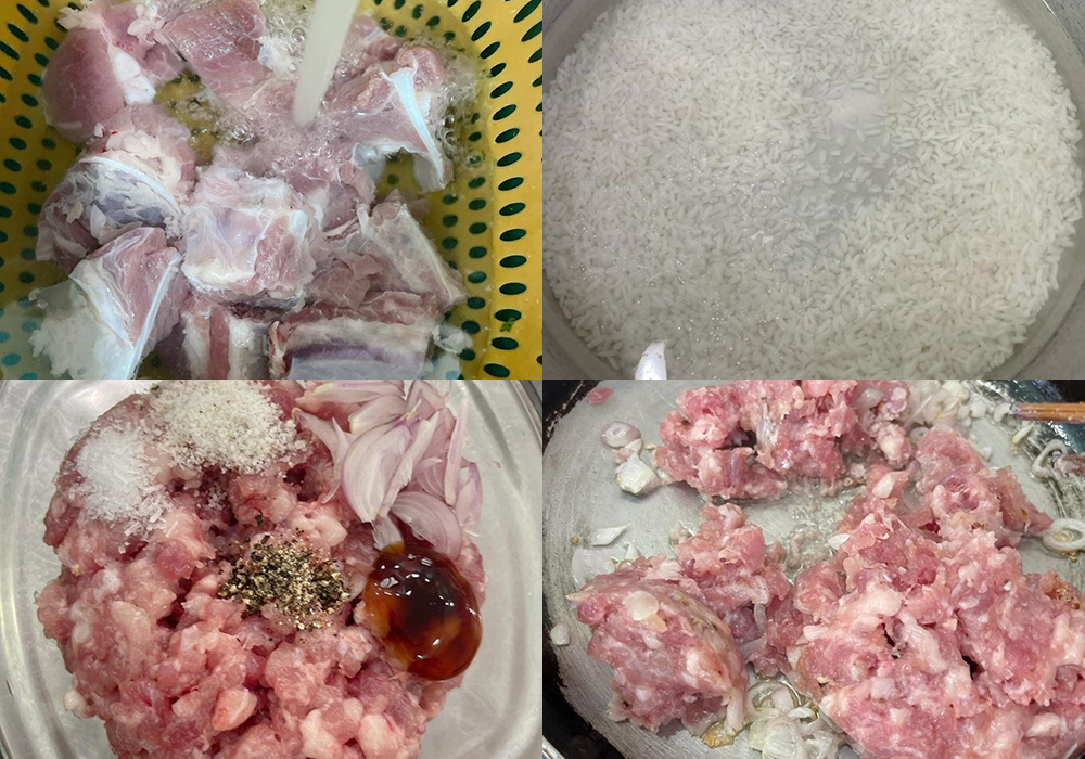 Sơ chế các nguyên liệu